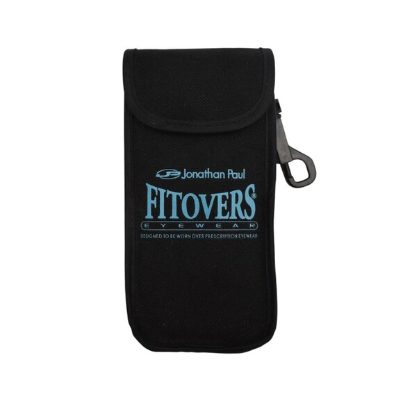 Jonathan Paul Sunglasses Fitovers Eyewear Polarized UV400 Black with Case - Picture 5 of 9